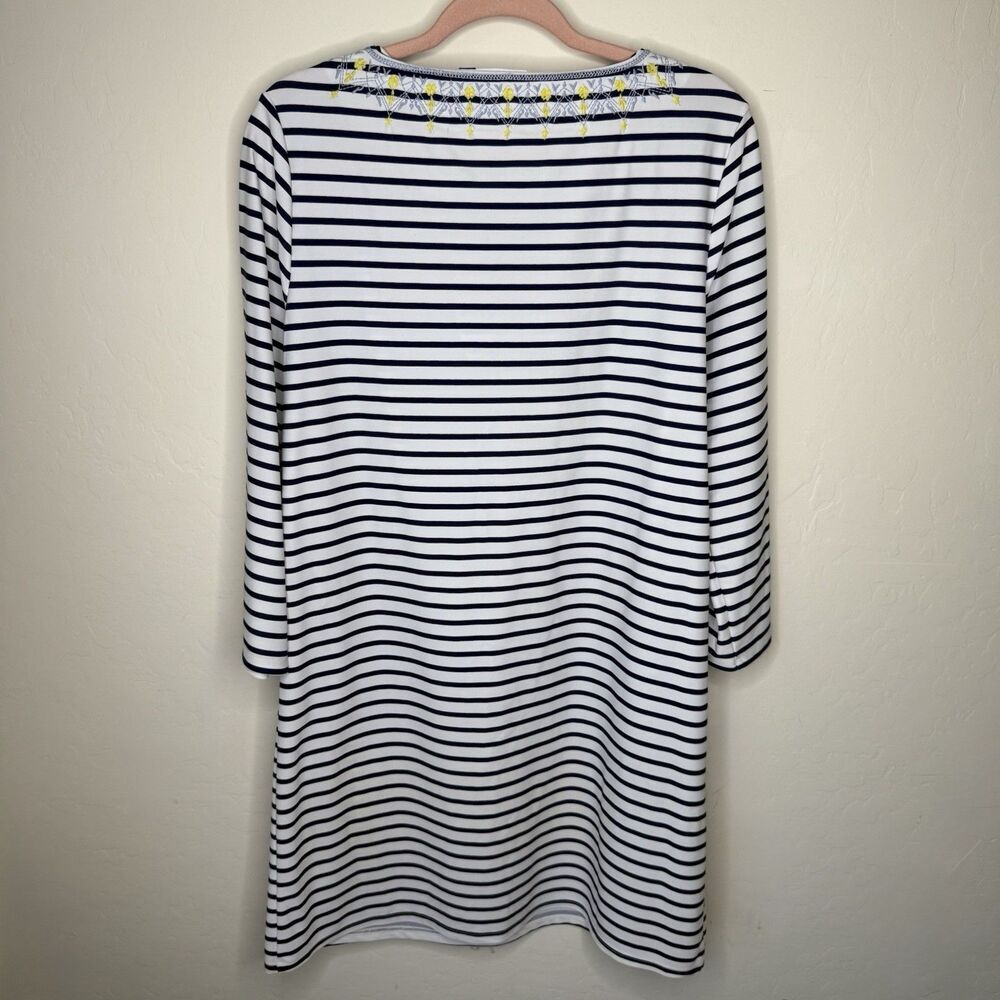 Talbots x Cabana Life Womens Large Long Sleeve UPF 50 Coverup Dress Beach Pool - Picture 5 of 11